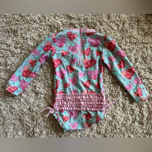 Ruffle Butts 3T one piece rash guard